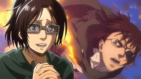 The Tragic Death Of Hange In Attack On Titan:。